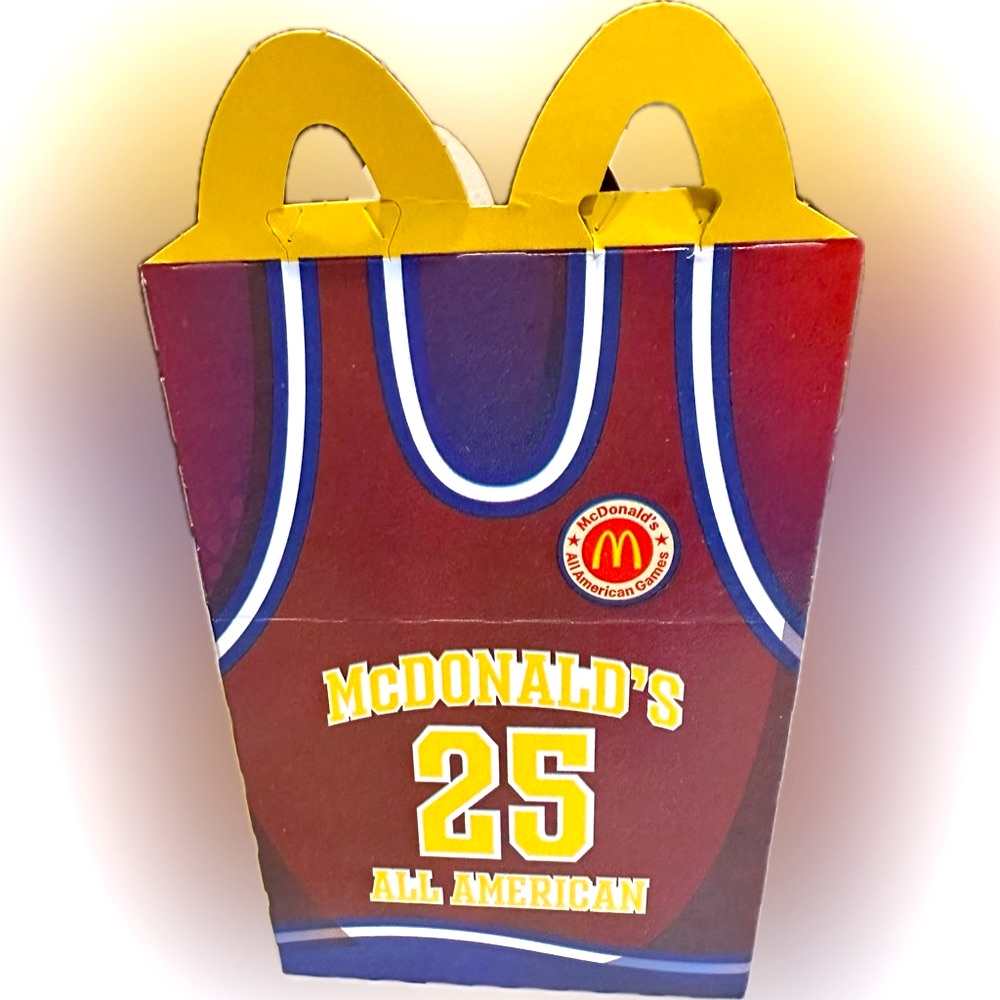 2025 Mcdonalds All American Games Happy Meal Jersey Box Basketball March Madness